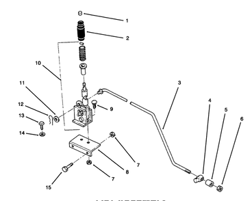 Lift Assembly Diagram and Parts List for 79150 (5900001 - 5999999)(1995) Lawn Boy Snow Blower